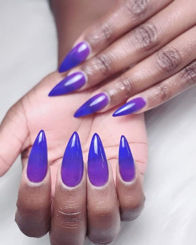 Update 144+ blue and purple nails super hot